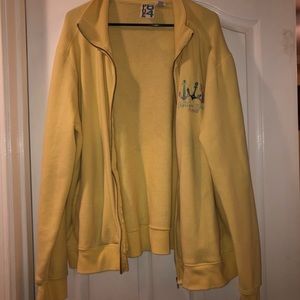 Yellow Florida Zip Up Jacket